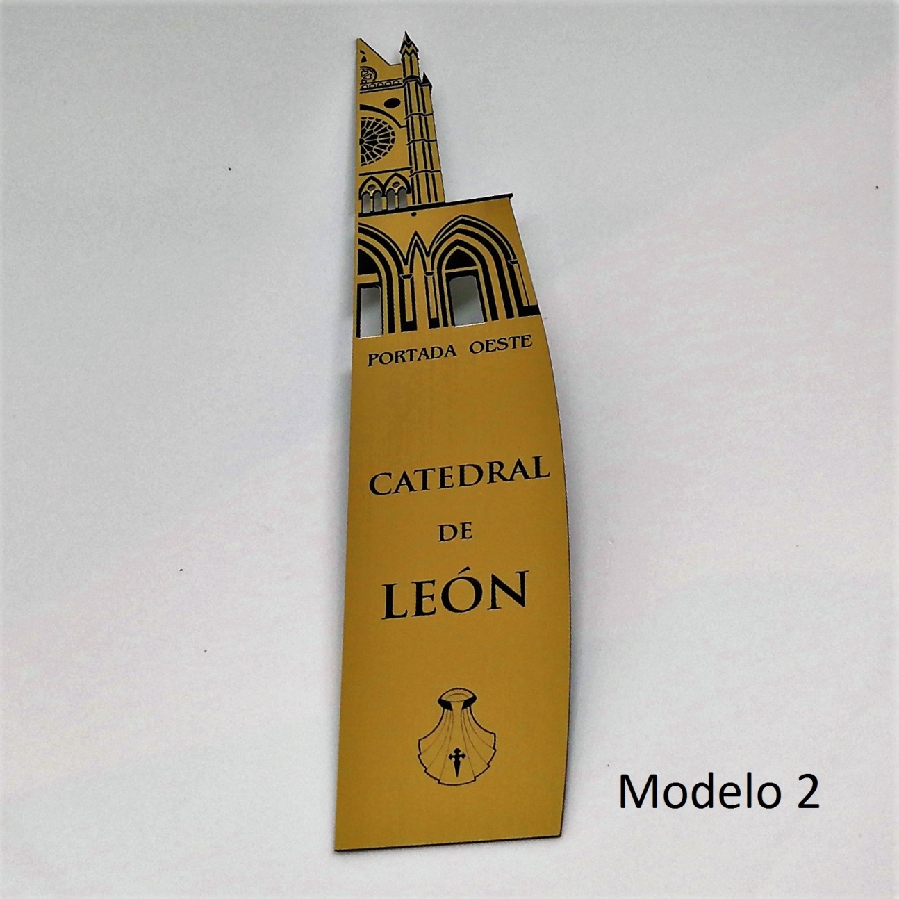 Marcapáginas Catedral de León (modelo 2)